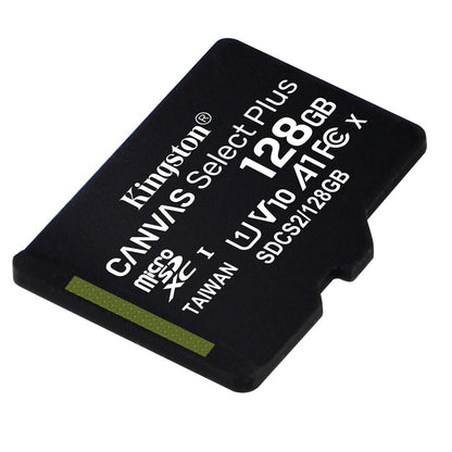Κάρτα Μνήμης microSDXC Kingston Canvas Select Plus Android A1, 128Gb, Κατηγορία 10 / UHS-1 U1 SDCS2/128GBSP