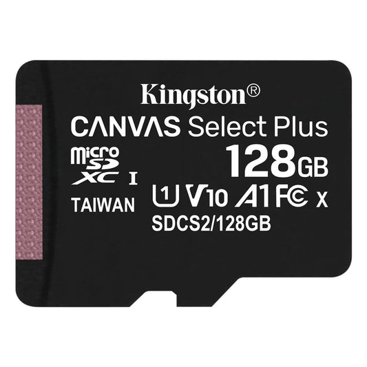 Κάρτα Μνήμης microSDXC Kingston Canvas Select Plus Android A1, 128Gb, Κατηγορία 10 / UHS-1 U1 SDCS2/128GBSP