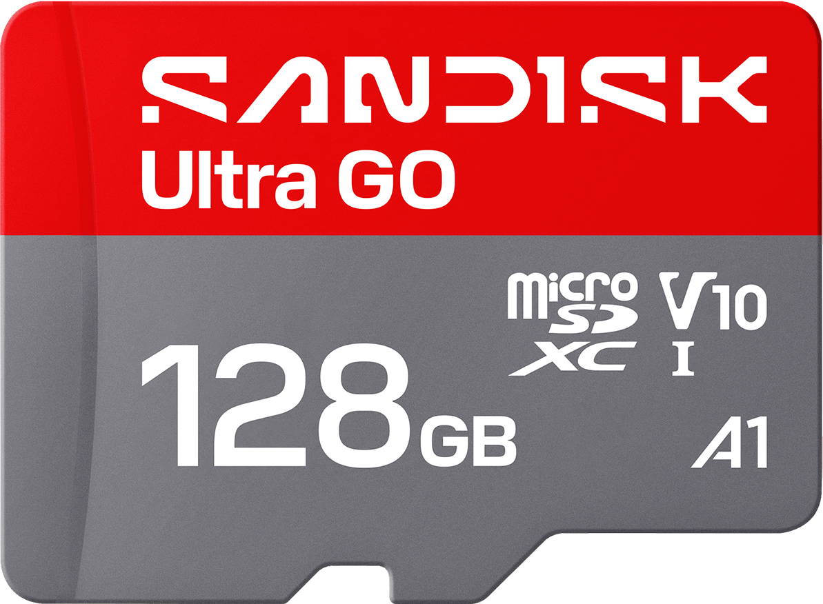 SanDisk Ultra GO Android A1 microSDXC Memory Card, 128GB, Class 10 / UHS-1 U1 SDSQUGN-128G-GN6MN