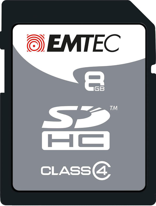 Κάρτα Μνήμης SDHC Emtec EliteSilver, 8Gb, Κλάση 4 ECMSD8GHC4