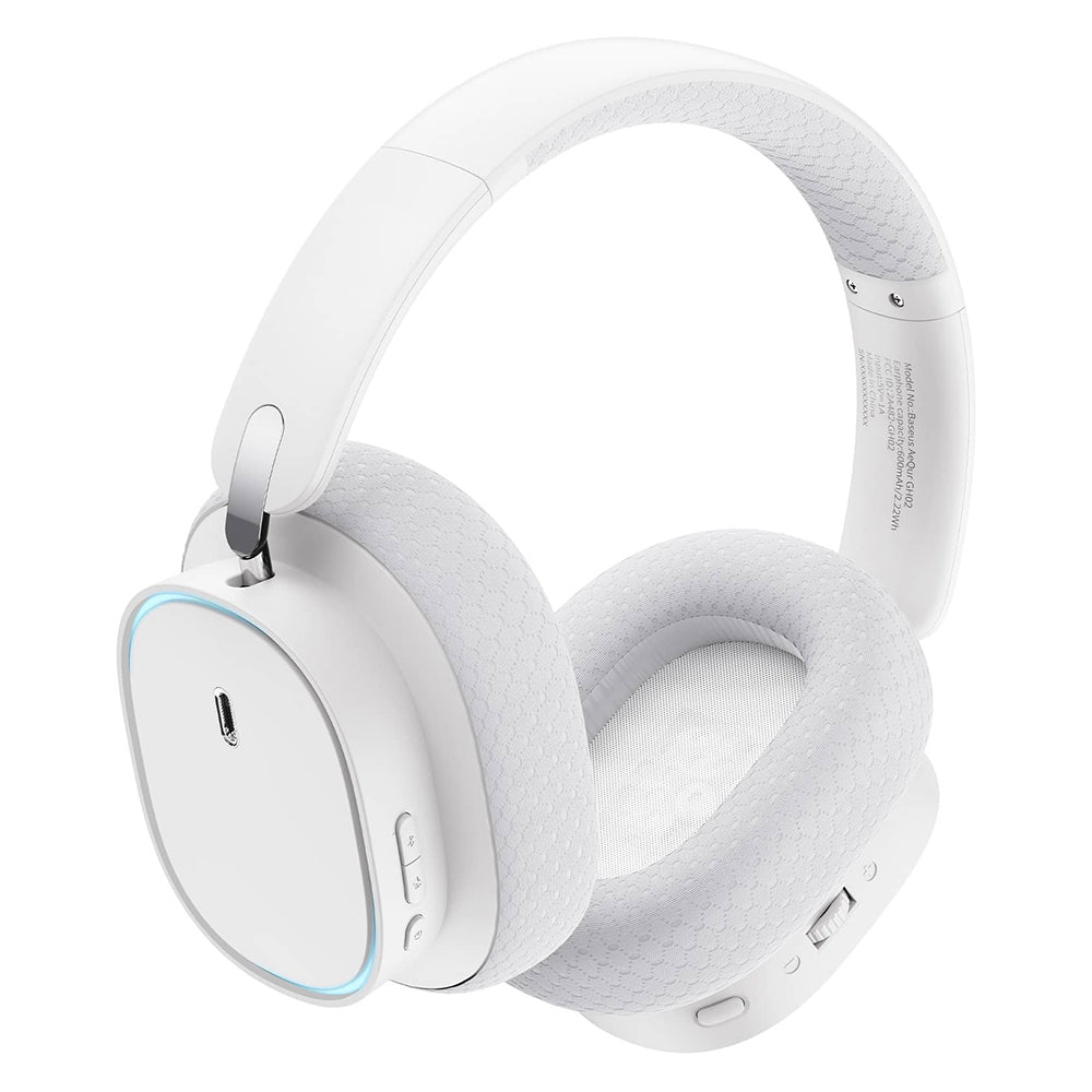 Baseus AeQur GH02 Wireless Gaming Headphones, RGB, BT / Wi-Fi / Wired, Black A00050800113-Z1