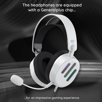 HAVIT H2038U USB Gaming Headset, RGB, 2m, Black
