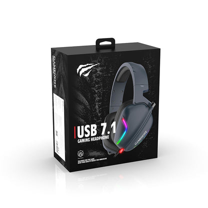 HAVIT H2038U USB Gaming Headset, RGB, 2m, Black