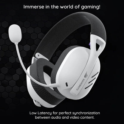 Ασύρματα Gaming Ακουστικά HAVIT Fuxi-H3, BT / Wi-Fi / Ενσύρματα, Γκρι