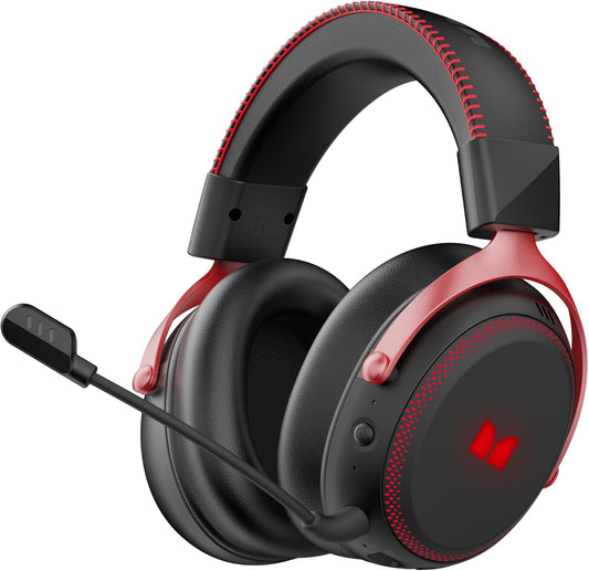 Ασύρματα Gaming Ακουστικά Monster Mission 350, BT / Wi-Fi / Ενσύρματα, Μαύρα