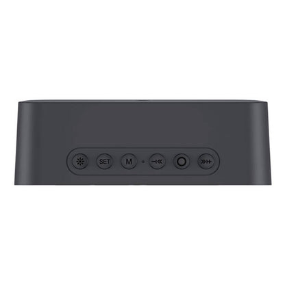 HAVIT M3 Digital Clock with Bluetooth Speaker, Black