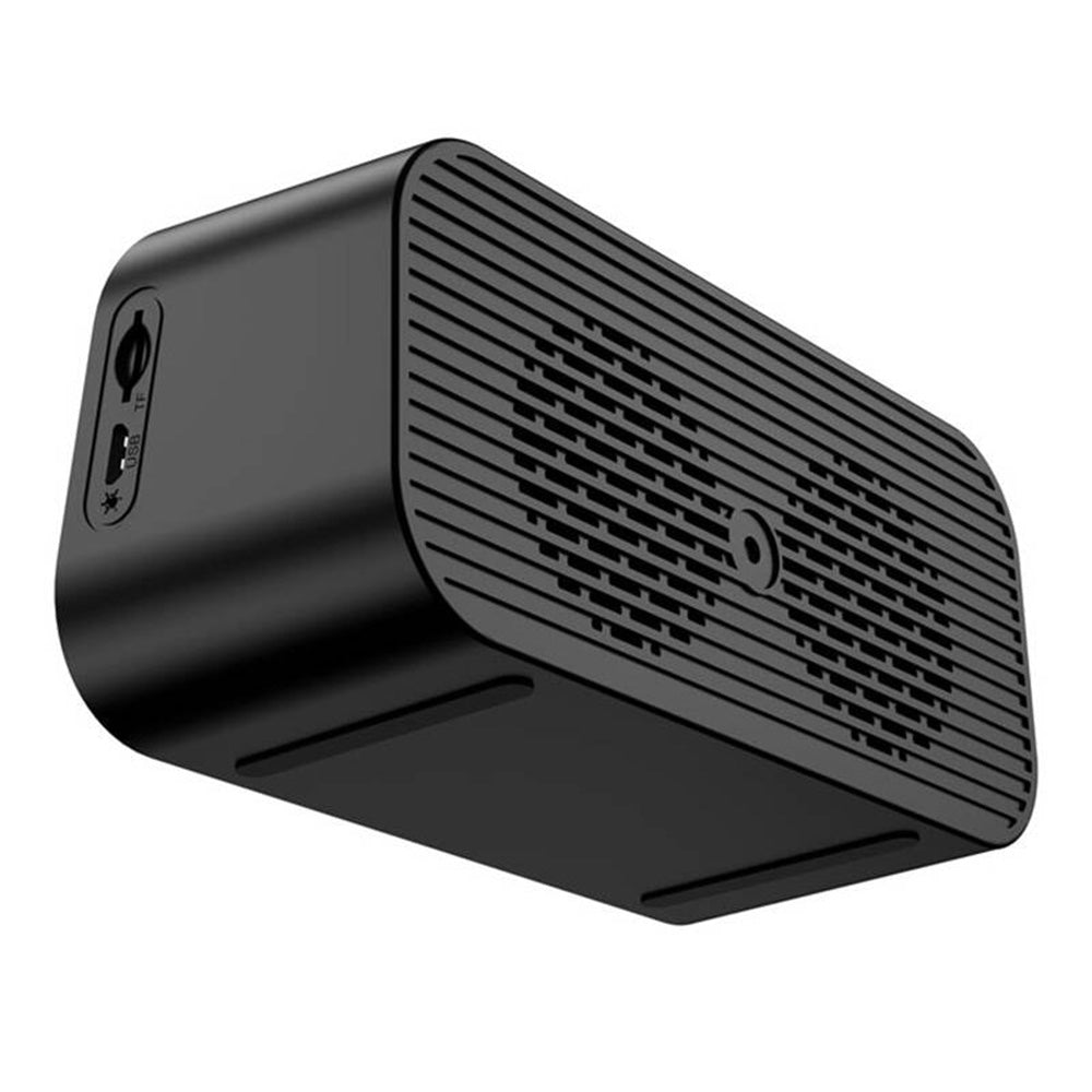 HAVIT M3 Digital Clock with Bluetooth Speaker, Black