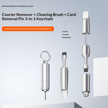 OEM SIM Key CS-02, 3in1, Keychain Type, Gray