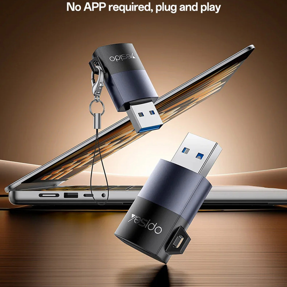 USB 3.0 Yesido GS36 Card Reader, microSD, Black