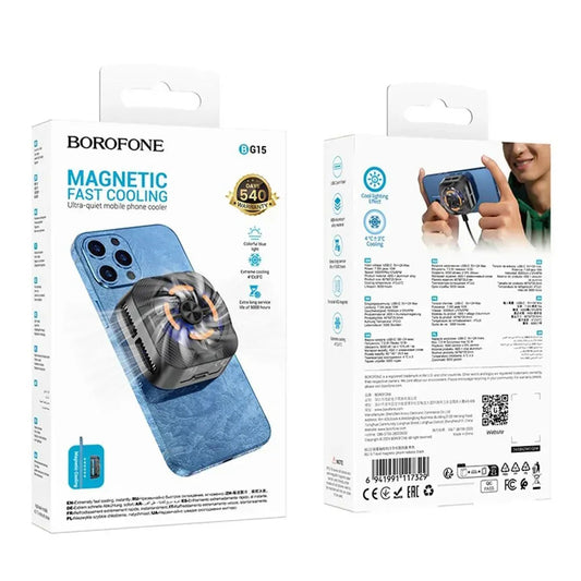 Cooler Gaming Τηλεφώνου Borofone BG15, Μαύρο