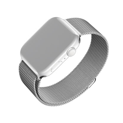 Λουράκι Fixed Mesh για Apple Watch 49mm / 46mm / 45mm / 44mm / 42mm Series, Ασημί
