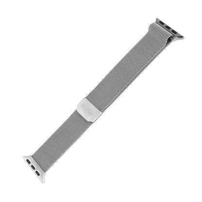 Λουράκι Fixed Mesh για Apple Watch 49mm / 46mm / 45mm / 44mm / 42mm Series, Ασημί