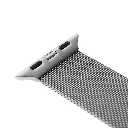 Λουράκι Fixed Mesh για Apple Watch 49mm / 46mm / 45mm / 44mm / 42mm Series, Ασημί