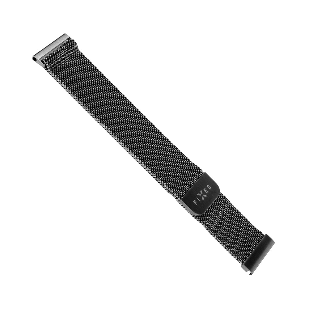 Λουράκι Fixed Mesh για Huawei Watch / Garmin Watch Series, 18mm, Μαύρο