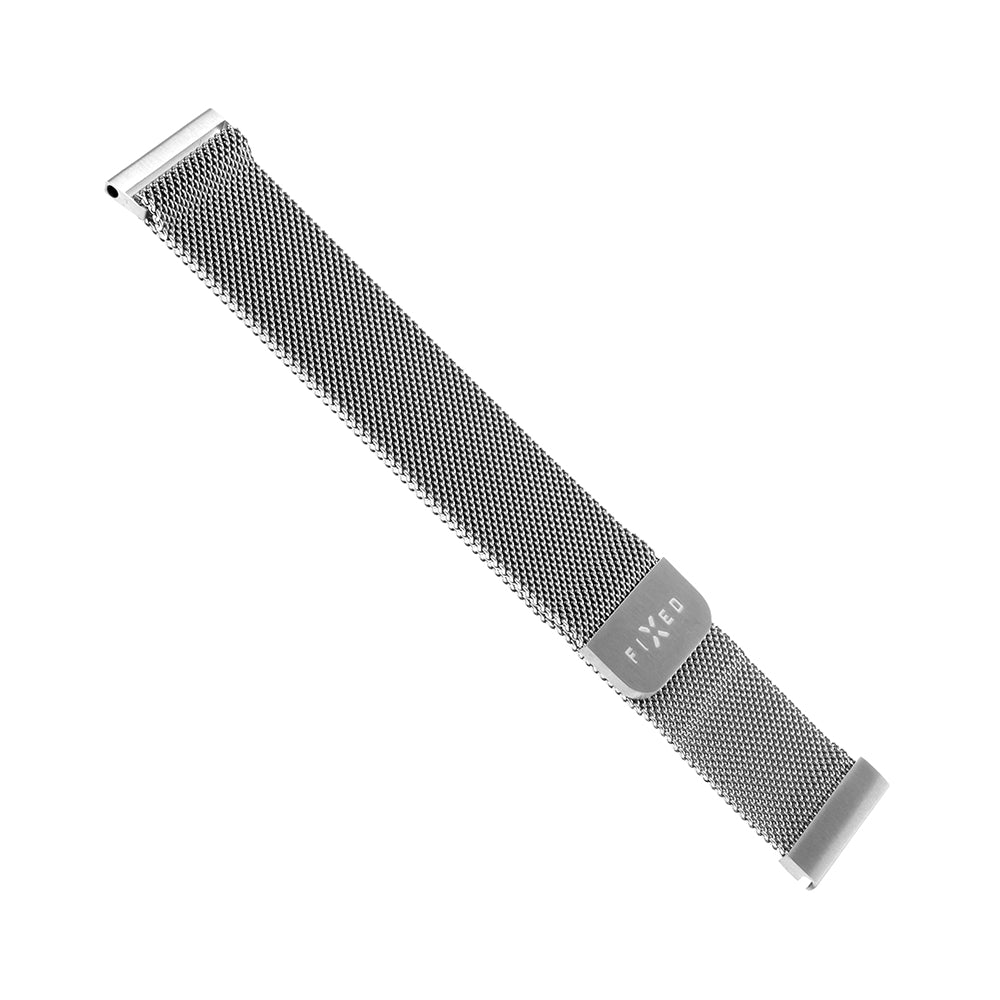 Λουράκι Fixed Mesh για Samsung Galaxy Watch / Huawei Watch Series, 20mm, Ασημί