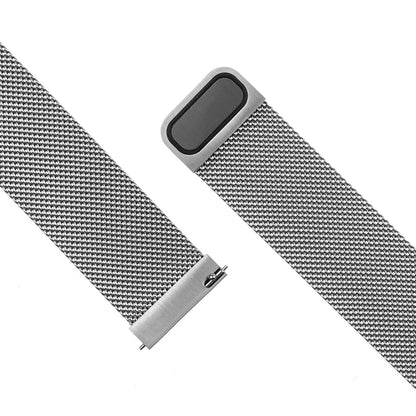 Λουράκι Fixed Mesh για Samsung Galaxy Watch / Huawei Watch Series, 20mm, Ασημί