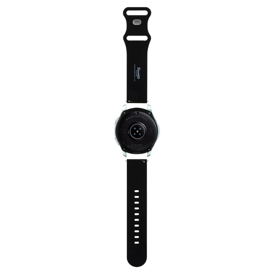 Hello Kitty Silicone Kitty Head Strap for Samsung Galaxy Watch / Huawei Watch 46mm / 45mm / 41mm Series, Black