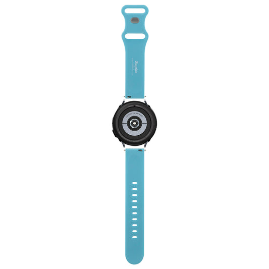 Hello Kitty Silicone Kitty Head Strap for Samsung Galaxy Watch / Huawei Watch Series, Blue