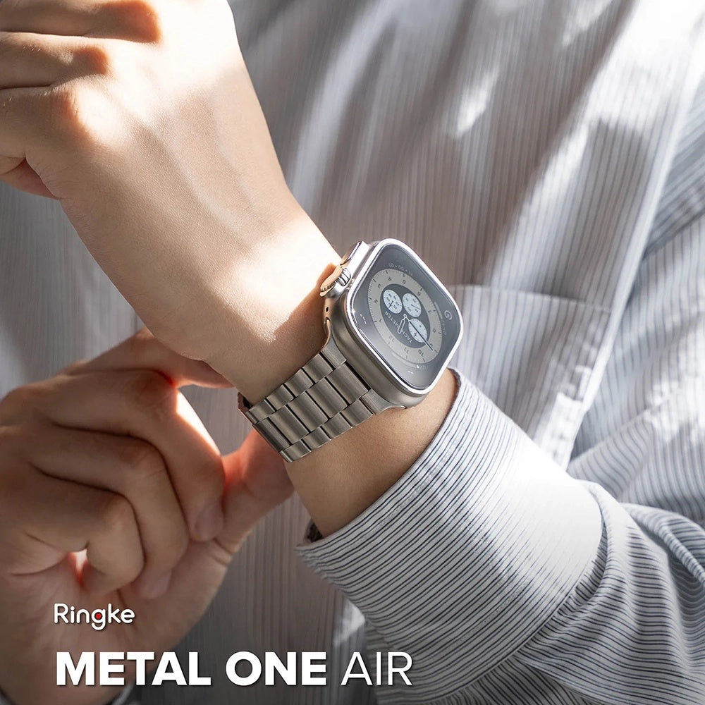 Λουράκι Ringke Metal One Air για Apple Watch 49mm / 46mm / 45mm / 44mm Series, Ασημί