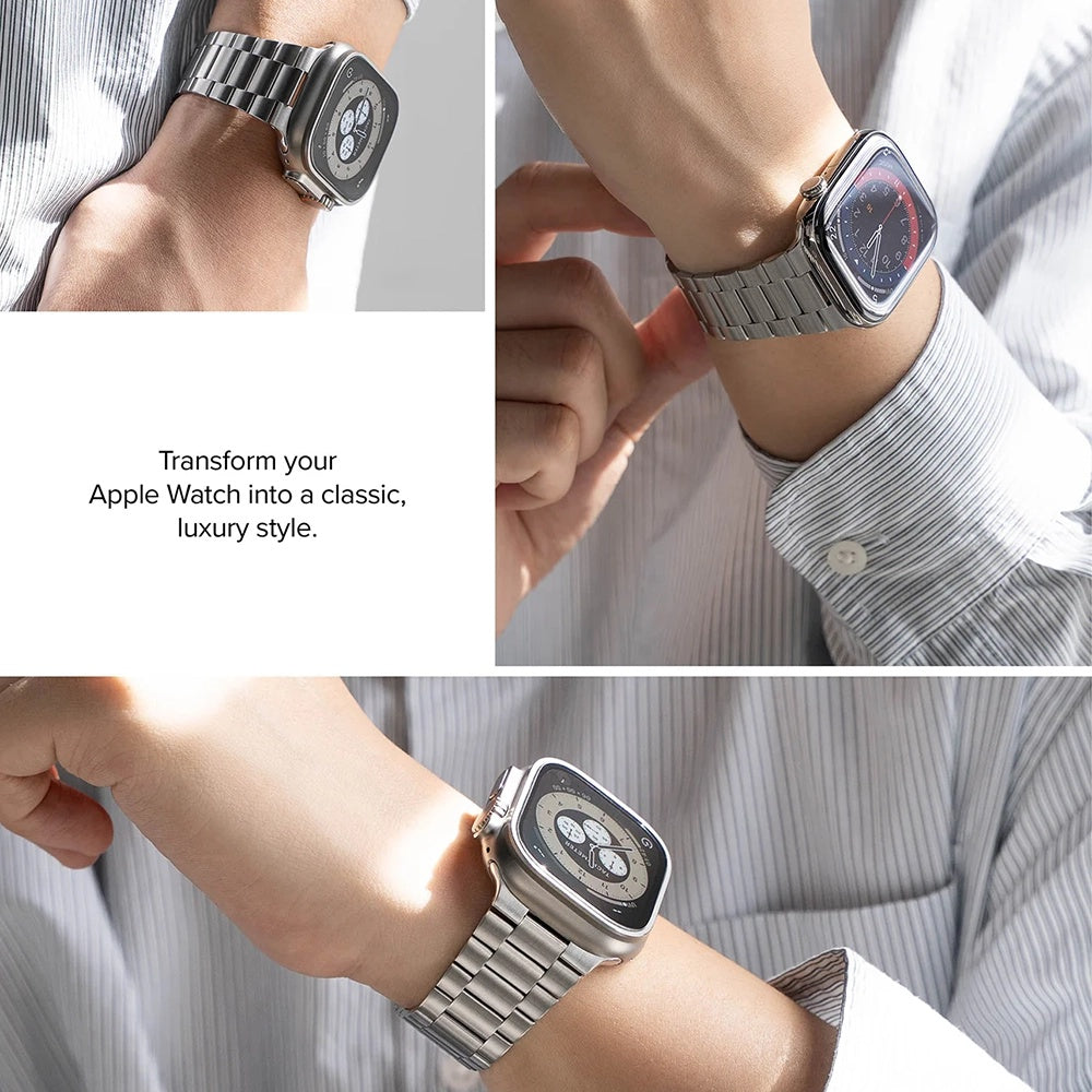 Λουράκι Ringke Metal One Air για Apple Watch 49mm / 46mm / 45mm / 44mm Series, Ασημί