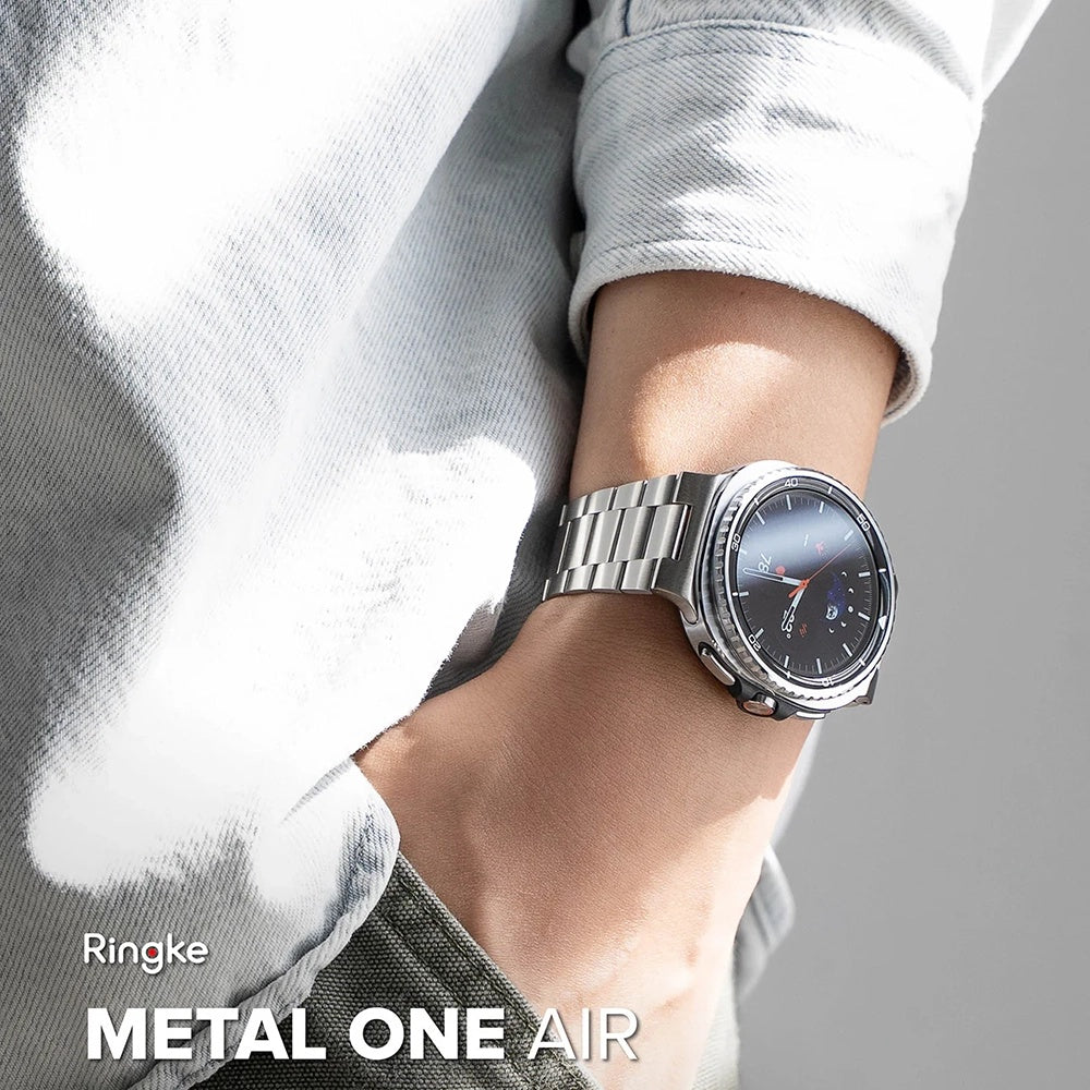Λουράκι Ringke Metal One Air για Samsung Galaxy Watch9 / Watch8 / Watch8 Classic Series, Ασημί