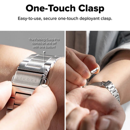 Λουράκι Ringke Metal One Air για Samsung Galaxy Watch9 / Watch8 / Watch8 Classic Series, Ασημί