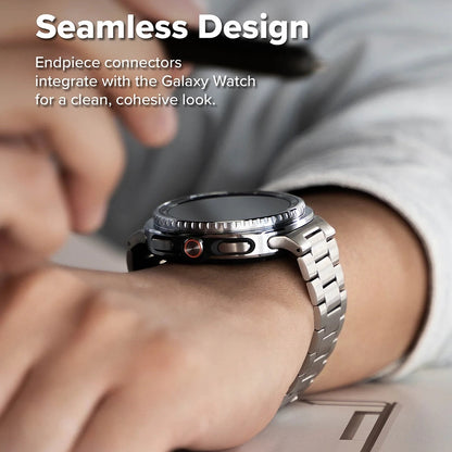 Λουράκι Ringke Metal One Air για Samsung Galaxy Watch9 / Watch8 / Watch8 Classic Series, Ασημί