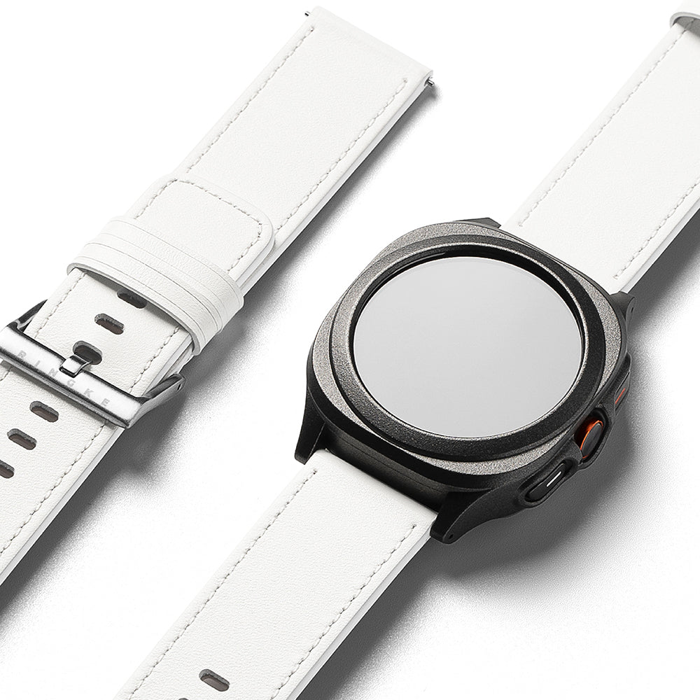 Λουράκι Ringke One Basic Bold για Fossil Watch / Mobvoi Watch / Suunto Watch Series, 24mm, Λευκό