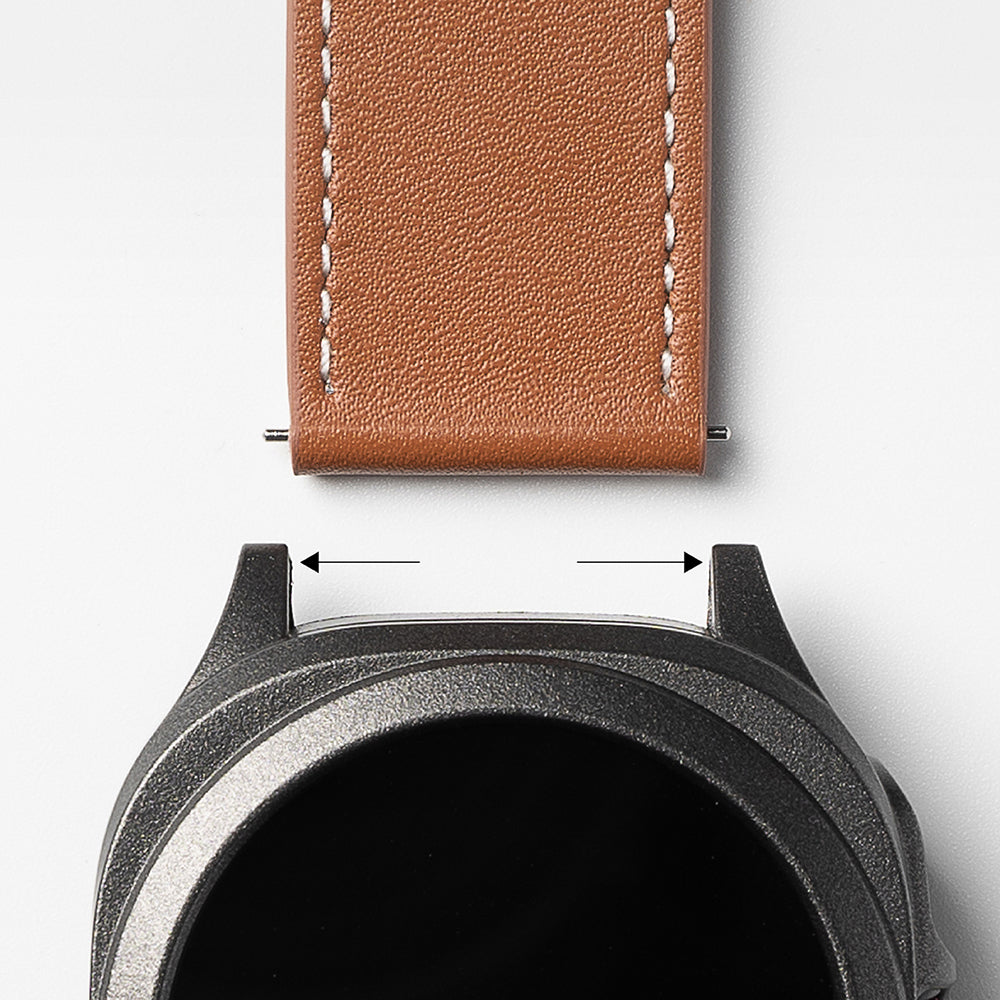 Λουράκι Ringke One Basic Bold για Fossil Watch / Mobvoi Watch / Suunto Watch Series, 24mm, Λευκό
