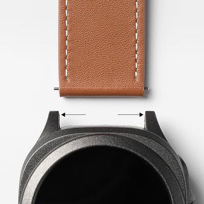 Λουράκι Ringke One Basic Bold για Fossil Watch / Mobvoi Watch / Suunto Watch Series, 24mm, Μαύρο