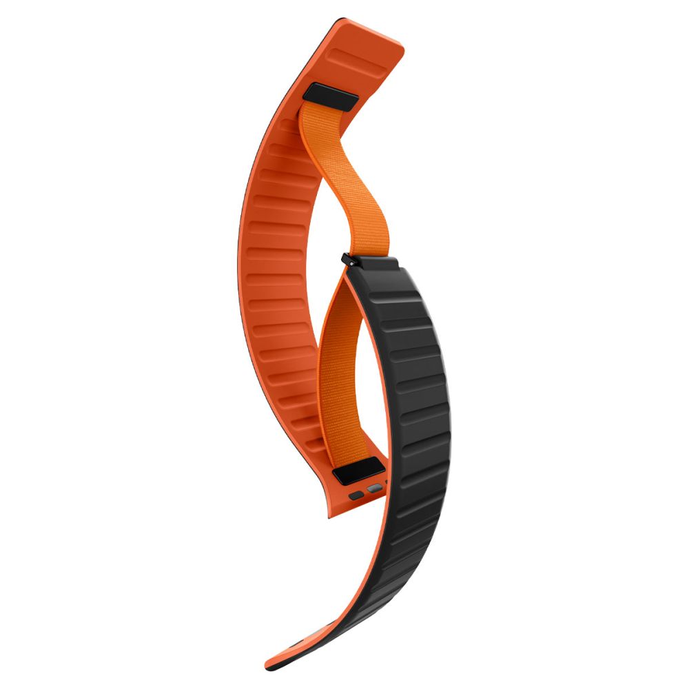 Λουράκι Spigen Athlex Air M για Apple Watch 49mm / 46mm / 45mm / 44mm Series, Μαύρο Πορτοκαλί AMP11534