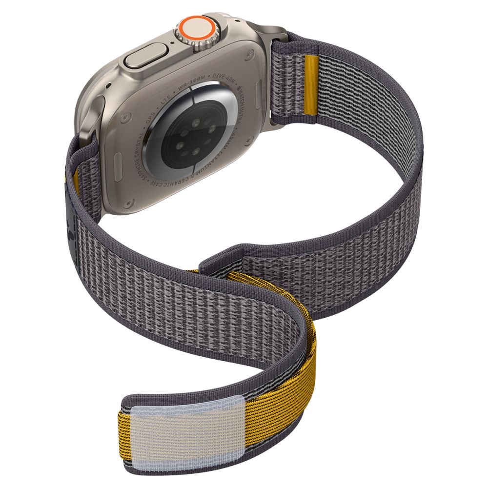 Spigen Athlex Air Strap for Apple Watch 49mm / 46mm / 45mm / 44mm Series, Gray AMP09034