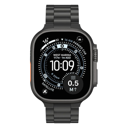 Spigen Modern Fit Titanium Band for Apple Watch 49mm / 46mm / 45mm / 44mm Series, Black AMP11577