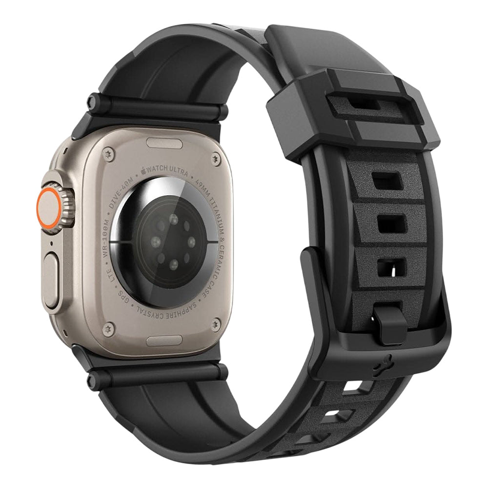 Λουράκι Spigen Rugged για Apple Watch 49mm / 46mm / 45mm / 44mm Series, Μαύρο AMP07105