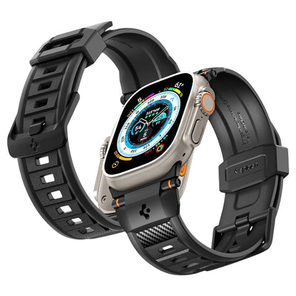 Λουράκι Spigen Rugged για Apple Watch 49mm / 46mm / 45mm / 44mm Series, Μαύρο AMP07105