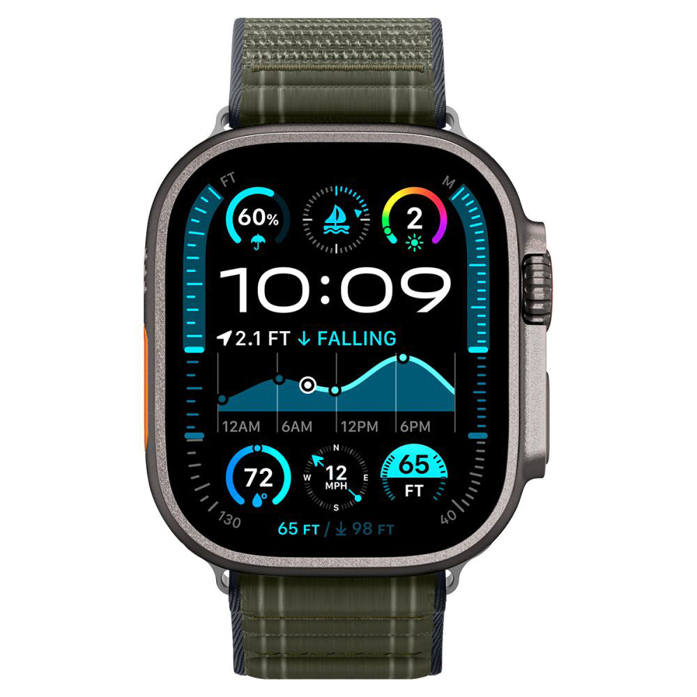 Spigen WBF0 Strap for Apple Watch 49mm / 46mm / 45mm / 44mm Series, Green AMP10142