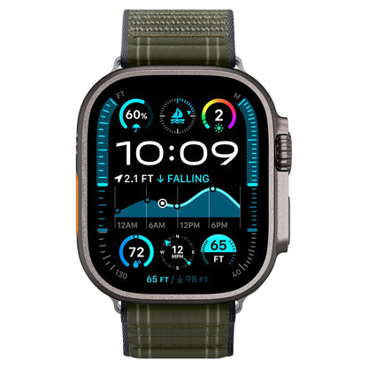 Spigen WBF0 Strap for Apple Watch 49mm / 46mm / 45mm / 44mm Series, Green AMP10142