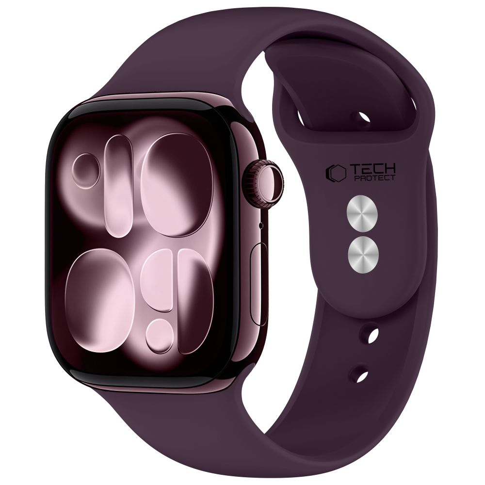 Λουράκι Tech-Protect Silicone για Apple Watch 49mm / 46mm / 45mm / 44mm Series, Βυσσινί