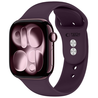 Λουράκι Tech-Protect Silicone για Apple Watch 49mm / 46mm / 45mm / 44mm Series, Βυσσινί