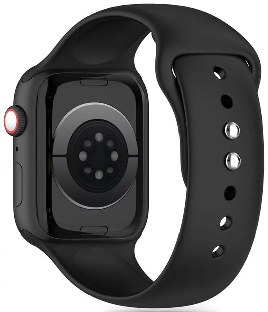Λουράκι Tech-Protect Silicone για Apple Watch 42mm / 41mm / 40mm Series, Μαύρο