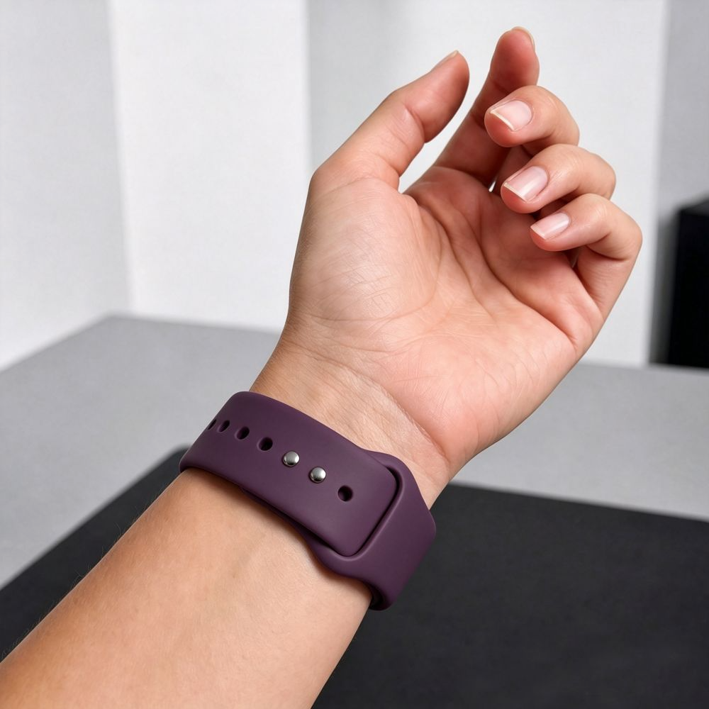 Λουράκι Tech-Protect Silicone για Apple Watch 49mm / 46mm / 45mm / 44mm Series, Βυσσινί