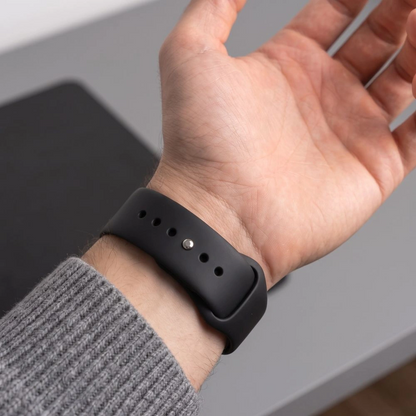 Λουράκι Tech-Protect Silicone για Apple Watch 49mm / 46mm / 45mm / 44mm Series, Μαύρο