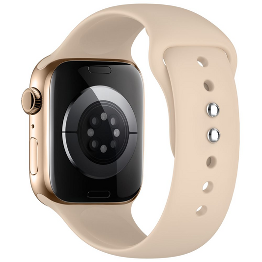 Λουράκι Tech-Protect Σιλικόνης για Apple Watch 49mm / 46mm / 45mm / 44mm Series, Μπεζ