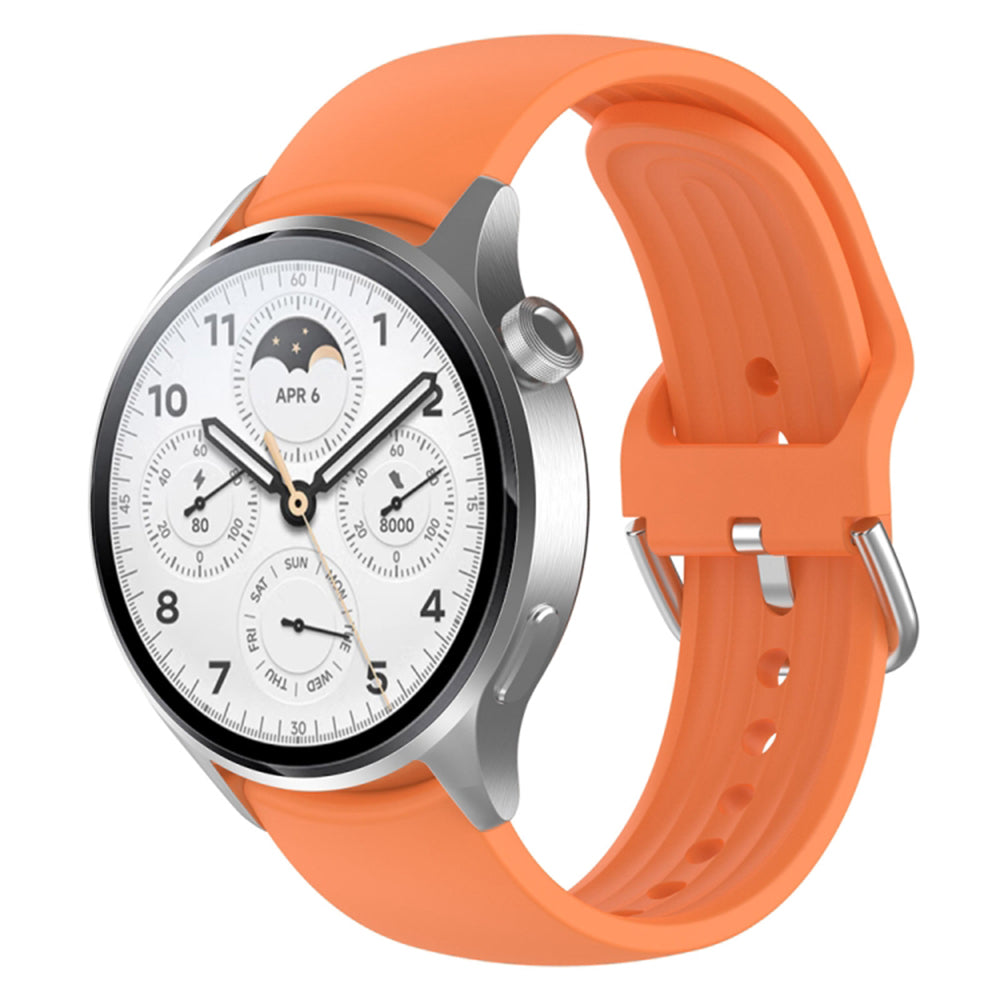 Λουράκι Techsuit W003 για Huawei Watch / Xiaomi Watch Series, 22mm, Πορτοκαλί