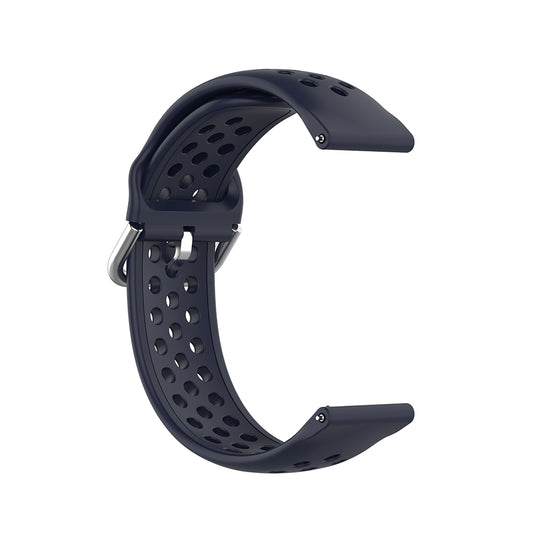 Techsuit W004 Strap for Samsung Galaxy Watch / Huawei Watch Series, 22mm, Dark Blue
