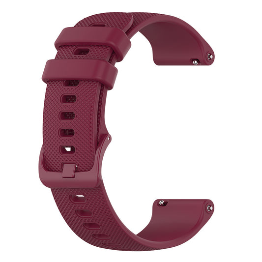 Λουράκι Techsuit W006 για Samsung Galaxy Watch / Huawei Watch Series, 20mm, Βυσσινί