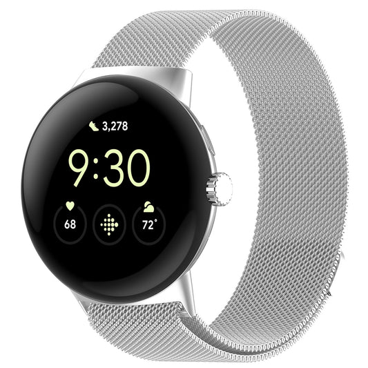 Techsuit W009 Strap for Google Pixel Watch 4 45mm, Silver