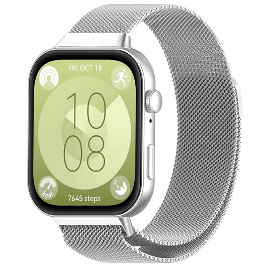 Λουράκι Techsuit W009 για Huawei Watch Fit 5 Pro / Fit 5 / Fit 4 Pro / Fit 4 / Fit 3, Ασημί