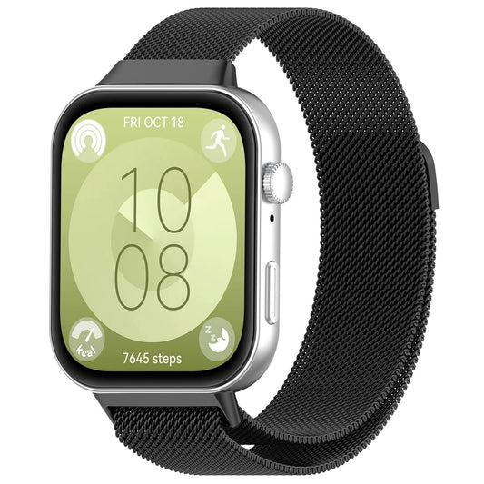 Λουράκι Techsuit W009 για Huawei Watch Fit 5 Pro / Fit 5 / Fit 4 Pro / Fit 4 / Fit 3, Μαύρο