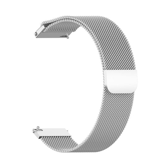 Λουράκι Techsuit W009 για Samsung Galaxy Watch / Huawei Watch Series, 20mm, Ασημί